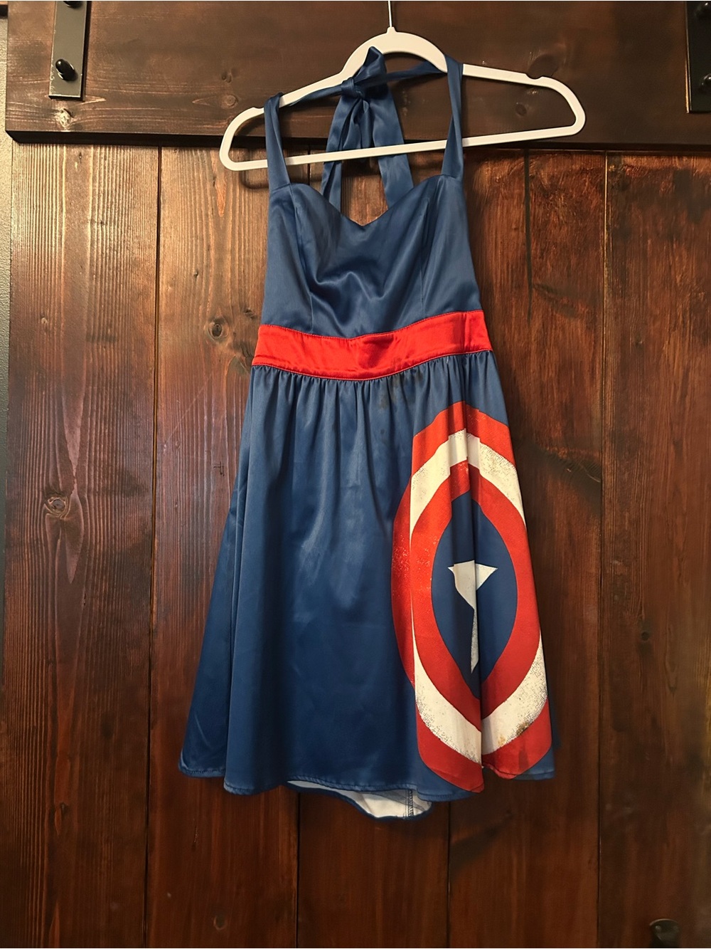 Her Universe Blue and Red Captain America Shield Dress